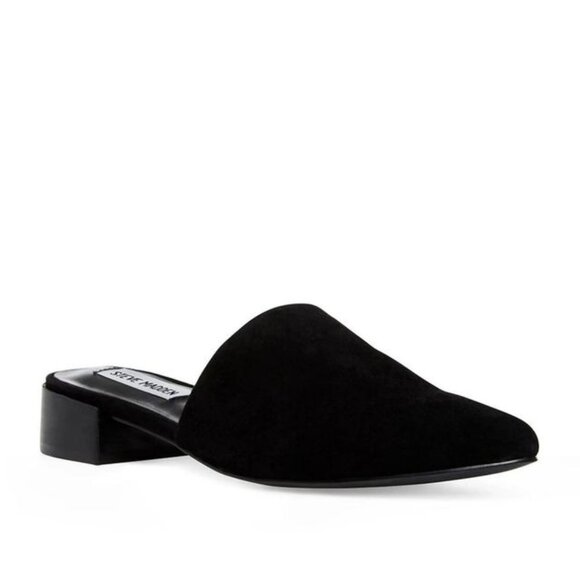 Steve Madden Shoes - Steve Madden Cairo Black Suede Dress Mule/Sz. 10M